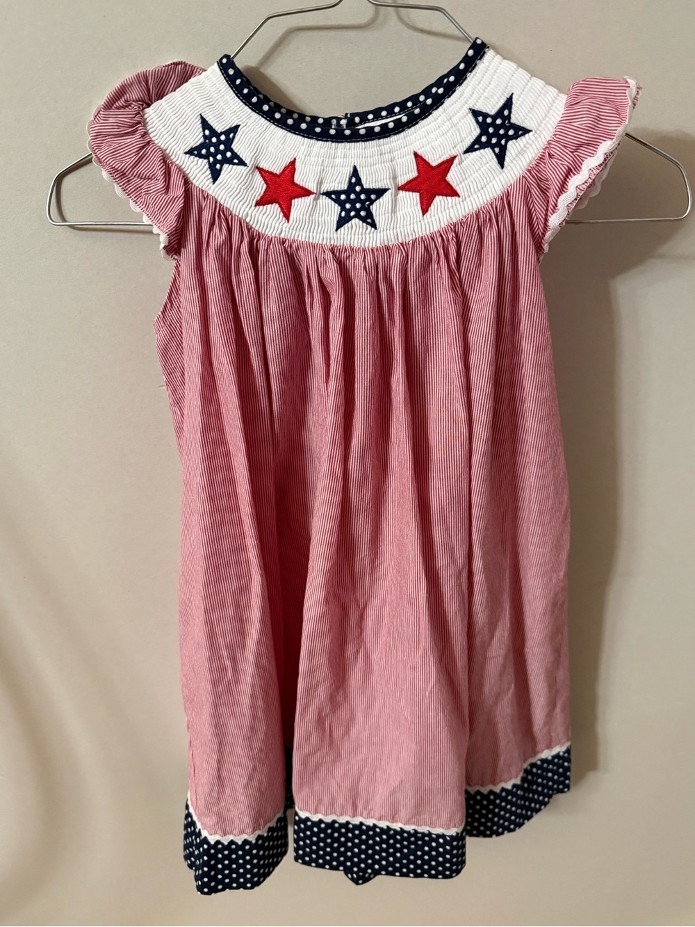 Lil cactus Girls' July 4th Dress Size 4T